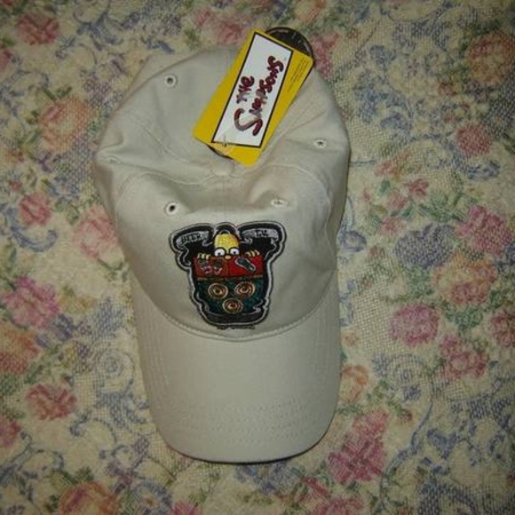 The Simpsons Other - The Simpsons Beer TV Donuts Baseball Hat Homer
